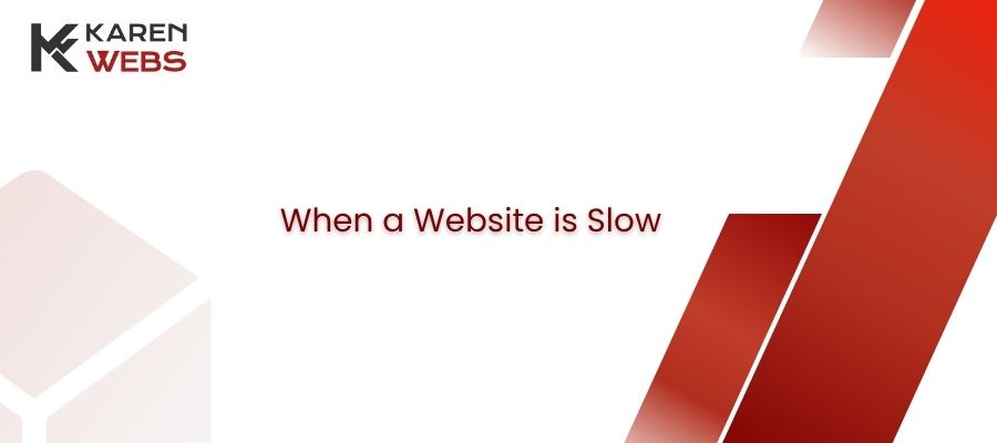 when a website is slow