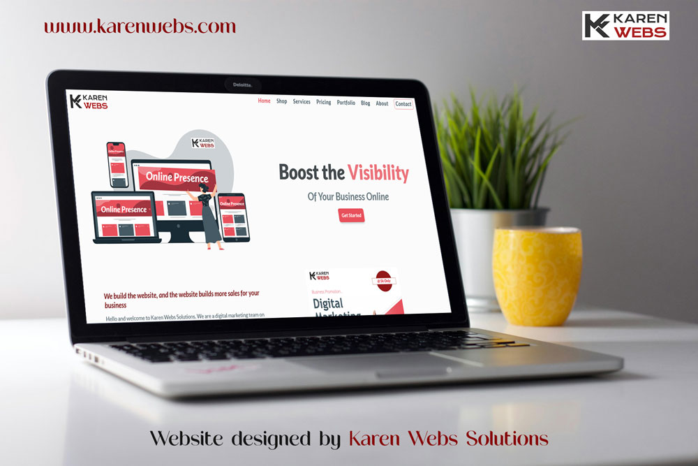 Karen Webs Solutions Website